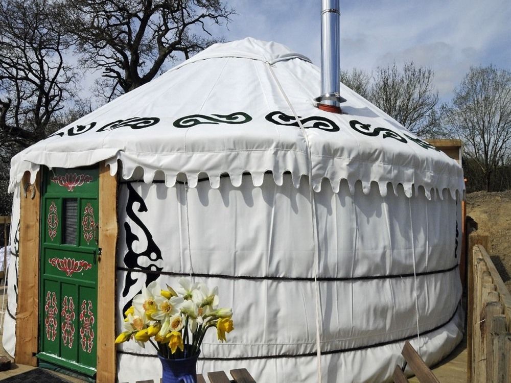 Hotel Glamping On The Hill Mells Exterior foto